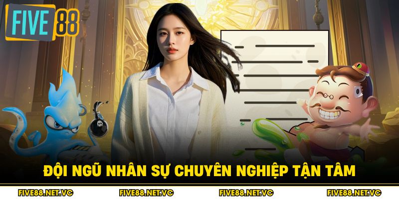 Về Chúng Tôi Five88 - Khám Phá Giá Trị Cốt Lõi Thương Hiệu 3 Đội ngũ nhân sự chuyên nghiệp tận tâm