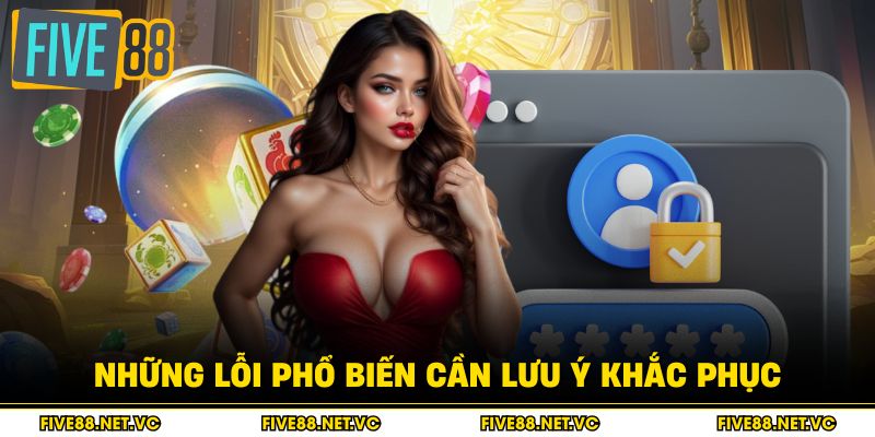 Đăng Nhập Five88 - Hướng Dẫn Truy Cập Chuẩn Xác 2 Những lỗi phổ biến cần lưu ý khắc phục